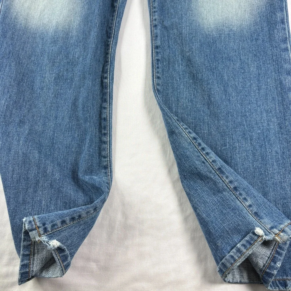 Vintage Abercrombie & Fitch Jeans Mens 36x34 Blue Bootcut Denim Y2K USA Made